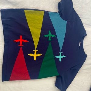 Size 6-7 Hannah Anderson Airplane tee